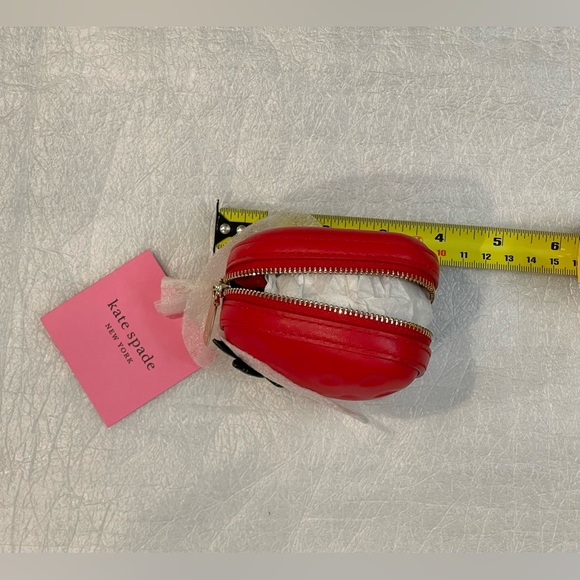 NWT Kate Spade Cherry Pie Picnic Strawberry Coin Mini Purse Very Rare Edition - Picture 5 of 8